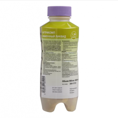 Нутрикомп Иммунный ликвид 500 мл. пластиковая бутылка купить оптом в Уфе