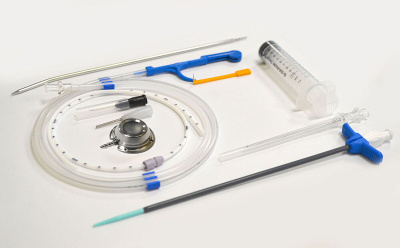 Система для венозно-артериального доступа c портом эллипсовидным PORT TI (титановым) с катетером 5 F и набором для установки купить оптом в Уфе
