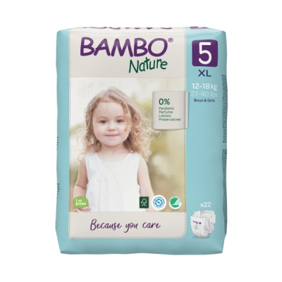 Эко-подгузники Bambo Nature 4 (7-14 кг), 24 шт купить оптом в Уфе